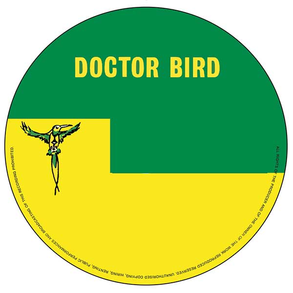 Yellow Bird with Red Circle Logo - Doctor Bird Archives Red Records