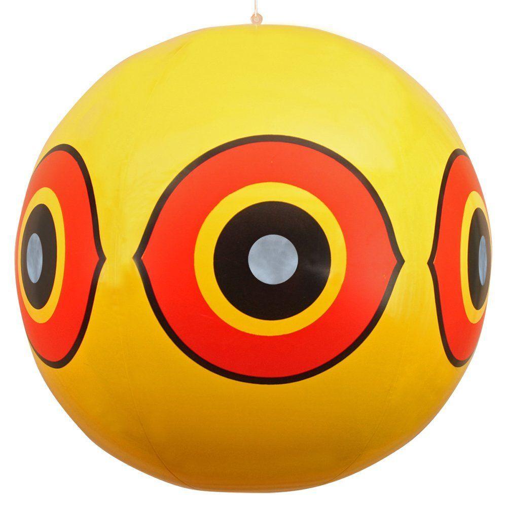 Yellow Bird with Red Circle Logo - Amazon.com : Balloon Bird Repellent Pk And Effective