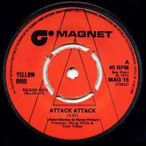 Yellow Bird with Red Circle Logo - Yellow Bird Attack (Vinyl, 45 RPM, Single, Promo)