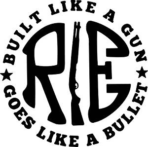 Re Logo - Onlinemart RE Like a Gun Sticker (11.5 X 11.5 Cm, Black) of 2