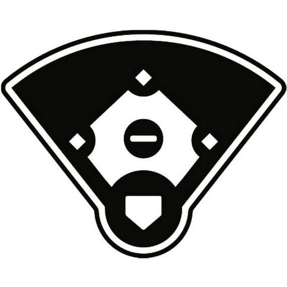 Baseball Field Logo - Baseball Field 1 Stadium Ball Bark Diamond League Equipment | Etsy