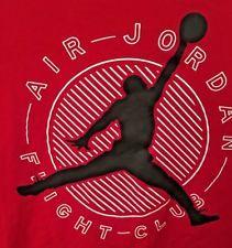 Air Jordan Flight Club Logo - Nike Jordan Mens Flight Club T-shirt Grey M | eBay
