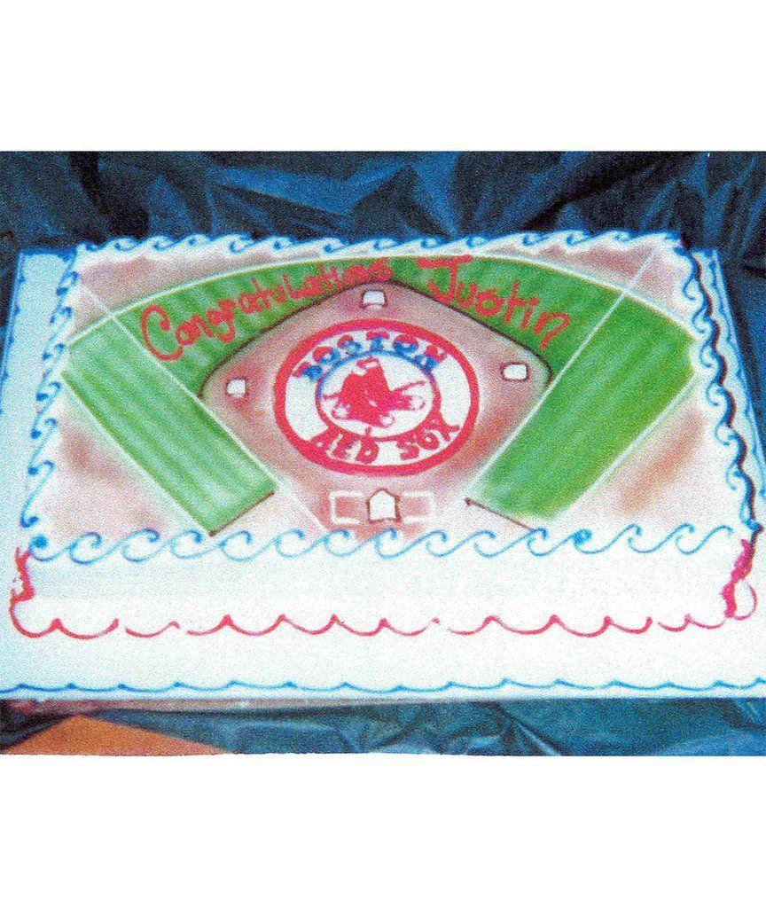 Baseball Field Logo - Baseball Field Logo Cake – Riesterer's Bakery