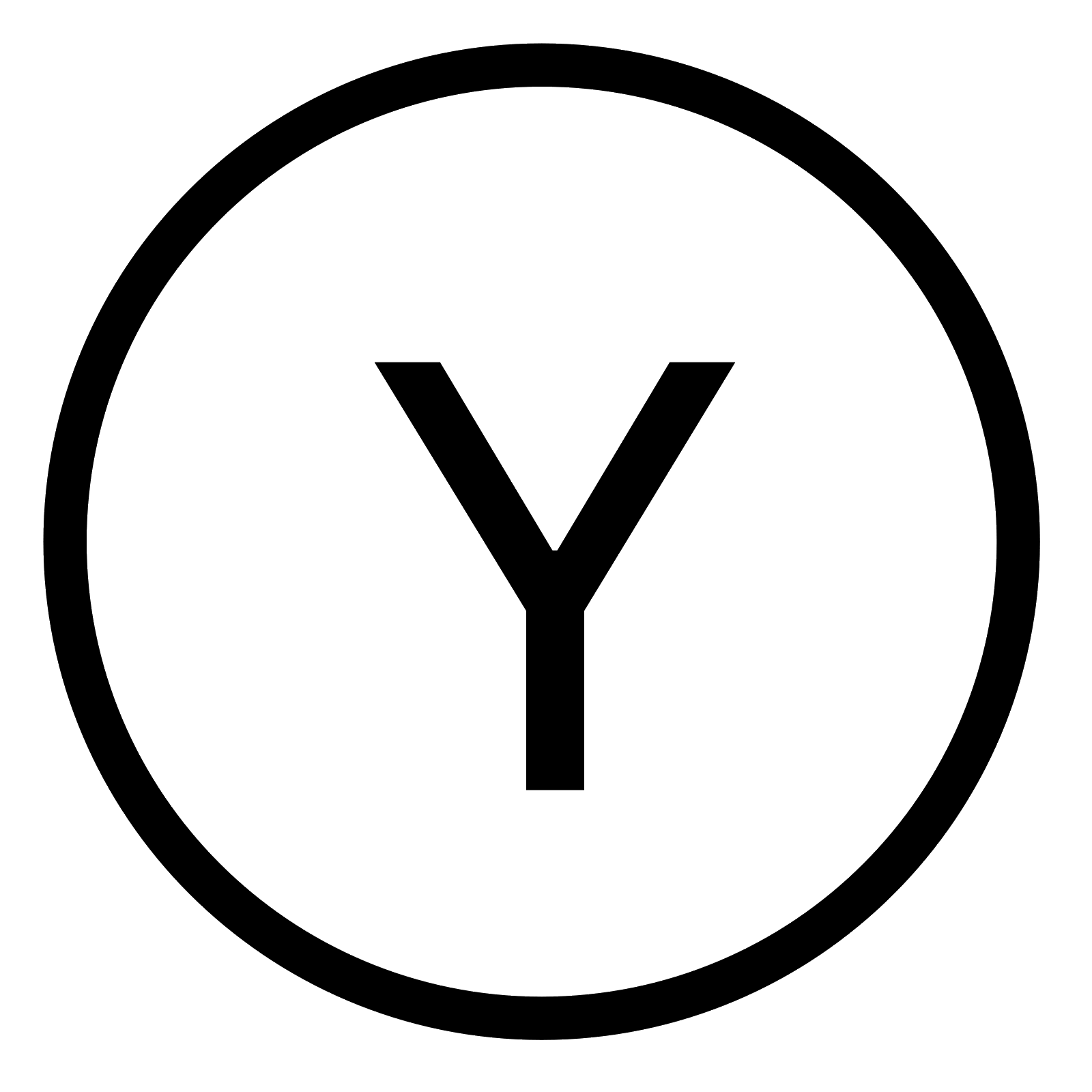 Circle Y Logo - Free Y Icon 31263 | Download Y Icon - 31263