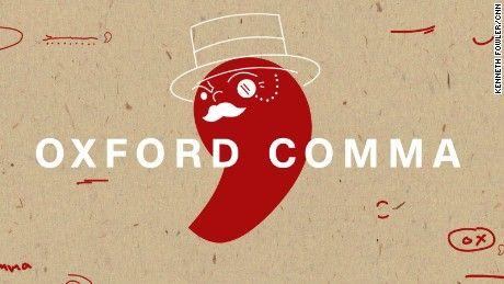 Looks Like a Comma Logo - Should we give a damn about the Oxford comma? (opinion) - CNN