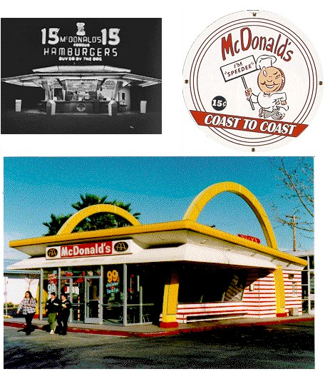 Vintage Fast Food Restaurant Logo - The Evolution of Fast Food Logos | Advertising as Entertainment ...