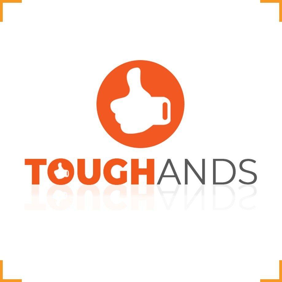 Orange Hands Logo - Logo Design - Virtuous Graphics