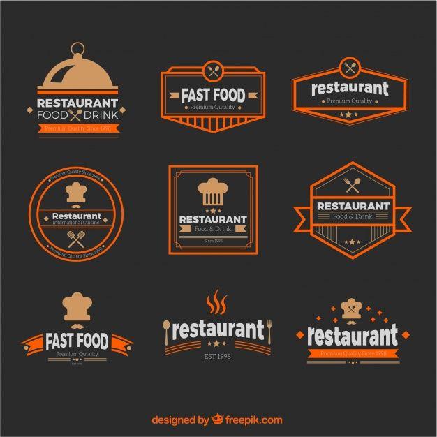 Vintage Fast Food Restaurant Logo - Download Vector - Restaurant vintage logos - Vectorpicker