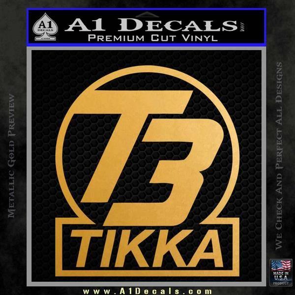 Tikka Logo - T3 Tikka Logo Gun Vinyl Decal Sticker A1 Decals