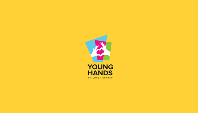 Orange Hands Logo - Young Hands logo