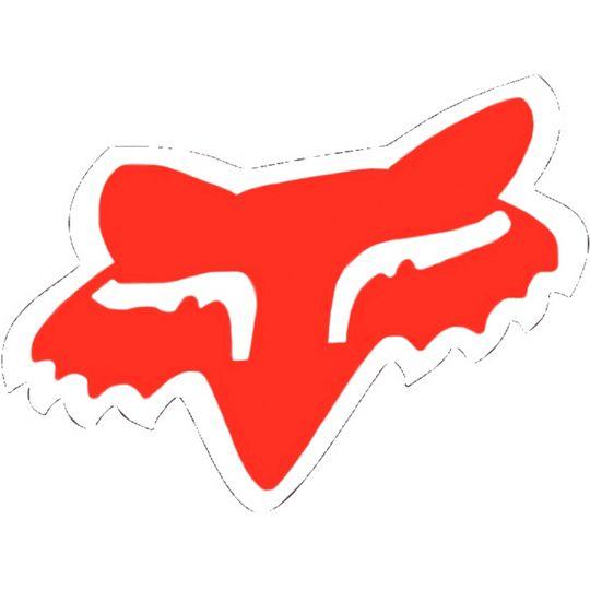 Red Fox Head Logo - Fox Racing® Red FOX HEAD - 4 INCH - Foxracing.com SALE - Official ...