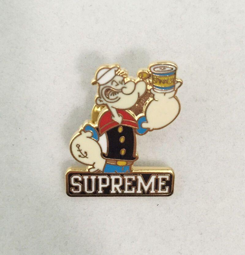 Animated Supreme Hypebeast Logo - Supreme Man Hypebeast Accessory Pop Eye Cartoon 1pc Streetwer Pin | eBay