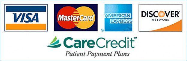 Visa MasterCard Discover Amex Logo - Visa MasterCard AmericanExpress Discover CareCredit Logos 624×206