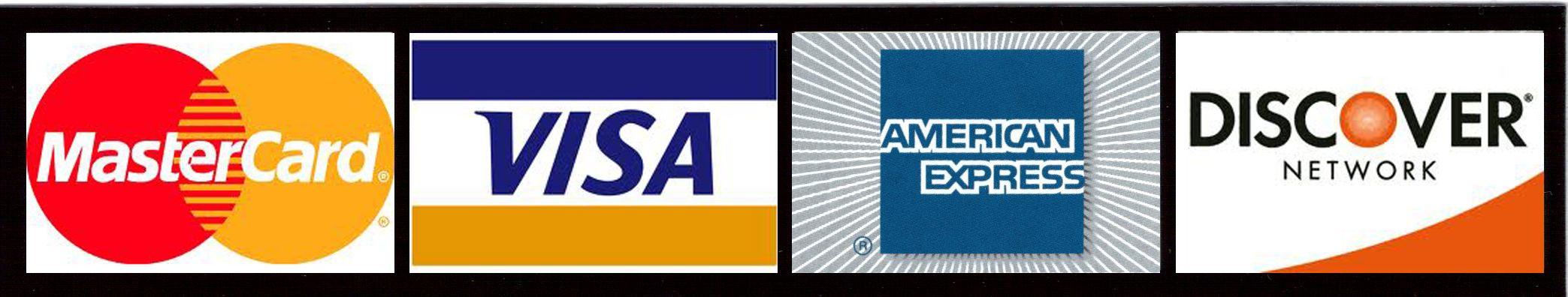 Visa MasterCard Discover Amex Logo - LogoDix