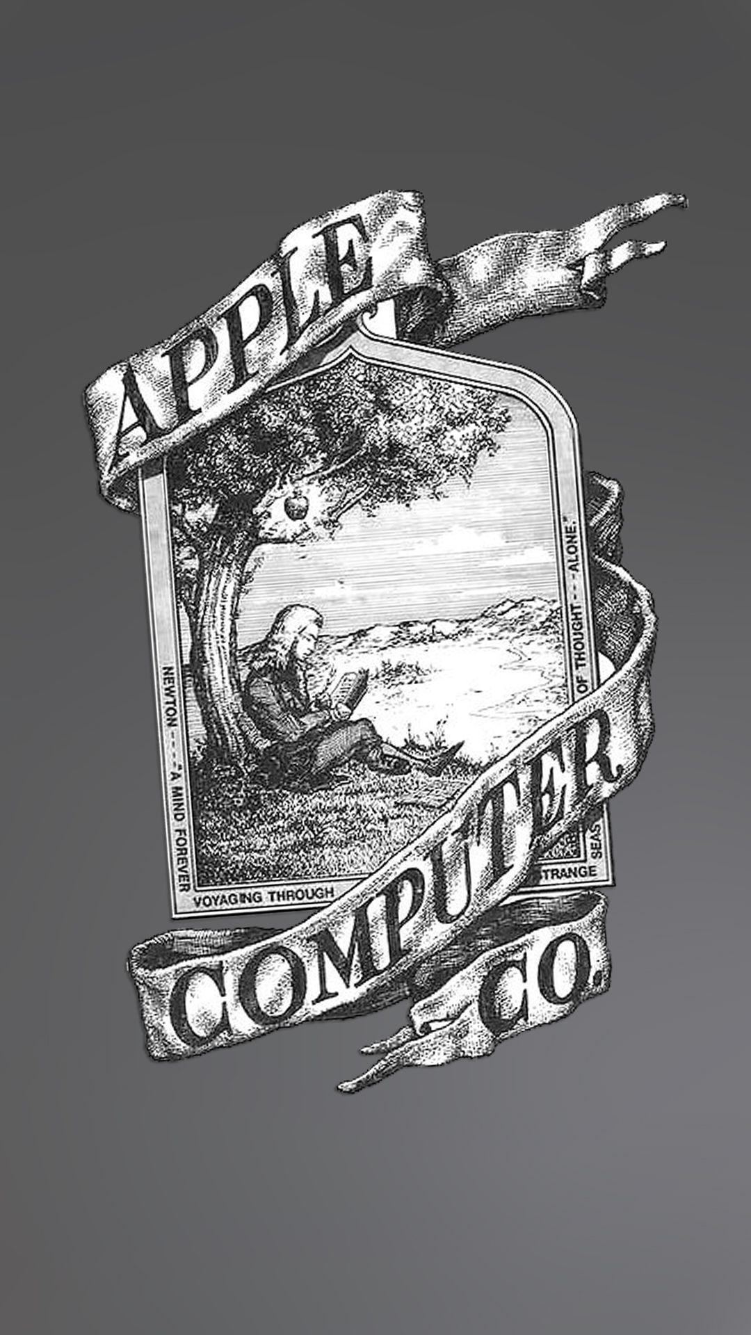 Apple Old Logo - Free Old Apple Logo HD Phone Wallpaper