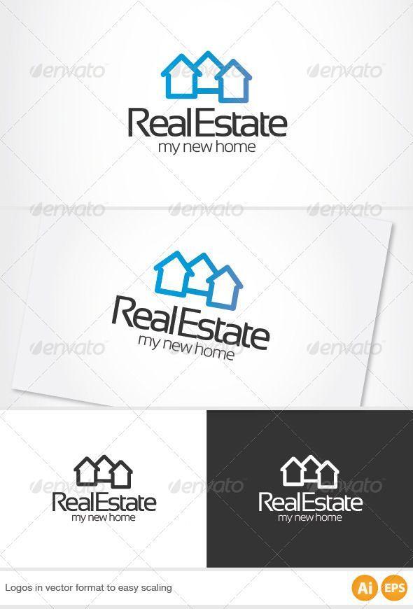 Basic Construction Logo - Real Estate Logo by MuseFrame Pack included: Ai &EPS 10 CMYK 100 ...