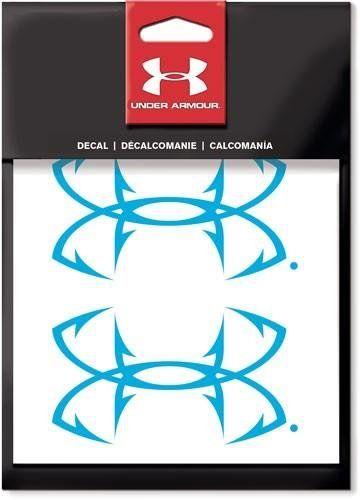 UA Sports Logo - Under Armour UA Fish Hook Logo Decals pack One Size