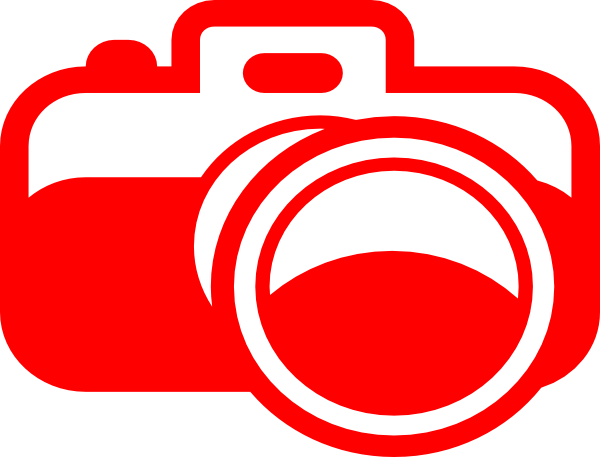 Red Camera Logo - Red Camera Clip Art at Clker.com - vector clip art online, royalty ...