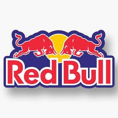 Red Bull Car Logo - 2X RED BULL Vinyl Sticker Decal Car Truck Window Laptop Racing Ski