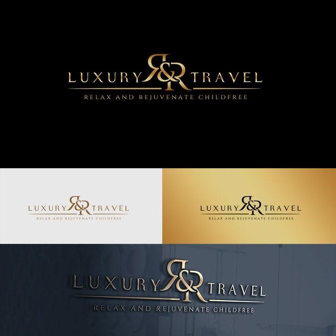 Sleek Travel Logo - Luxury Travel Website Logo that encapsulates sleek luxury and ...