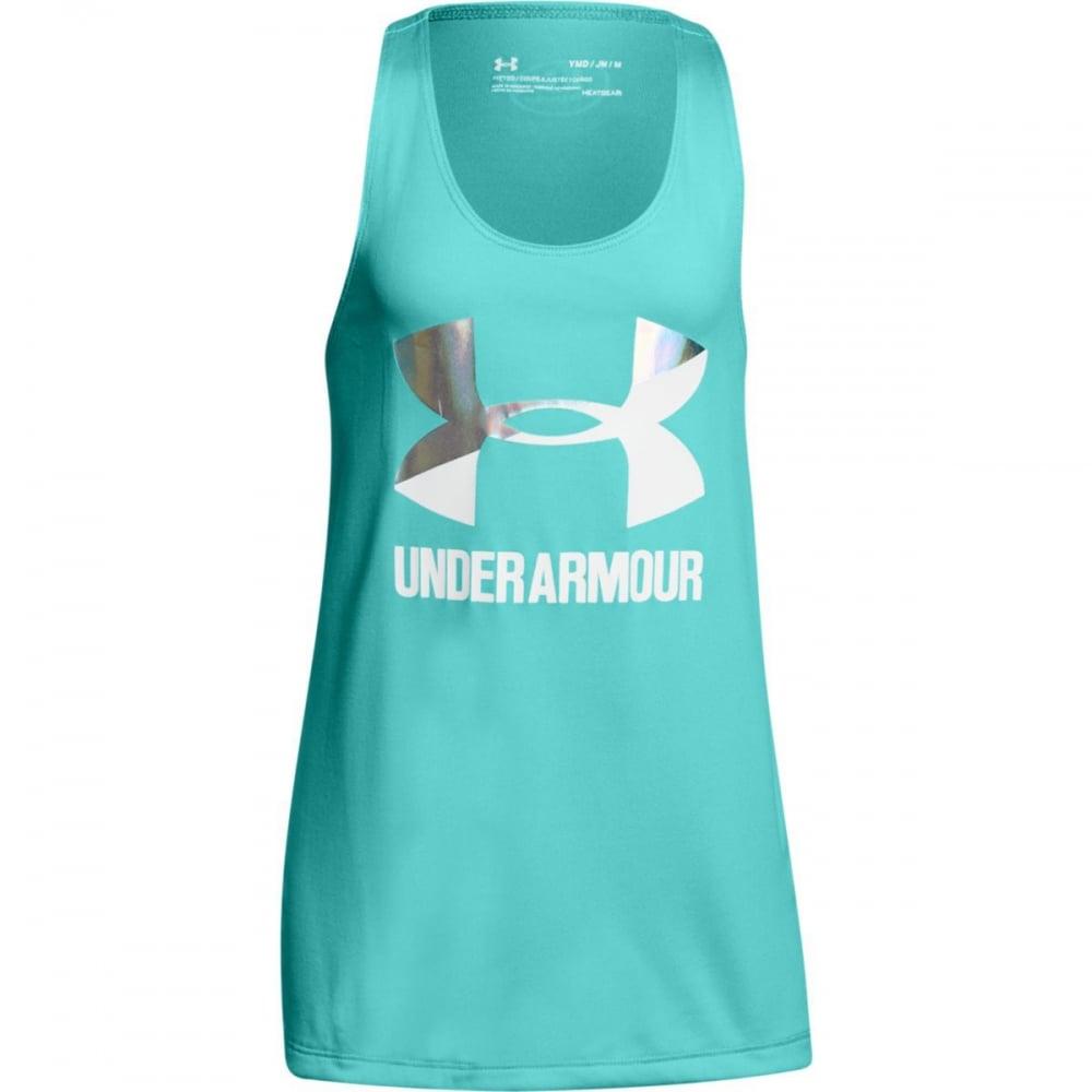 UA Sports Logo - Under Armour Under Armour UA Big Logo Slash Tank