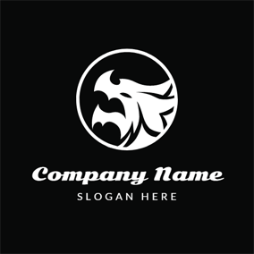 White Dragon Logo - Free Dragon Logo Designs | DesignEvo Logo Maker