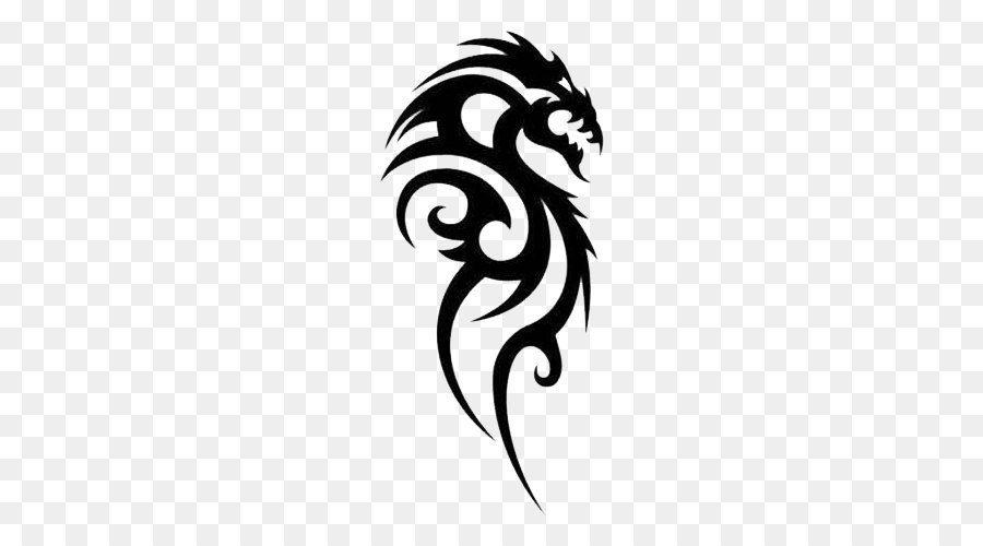 White Dragon Logo - Jagua Tattoo White dragon Stencil - Dragon logo png download - 500 ...