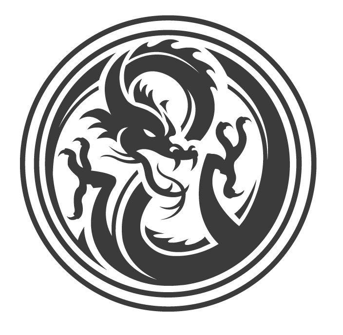 Black Dragon Logo - 45 Best Dragon logo images | Dragons, Creative logo, Kites