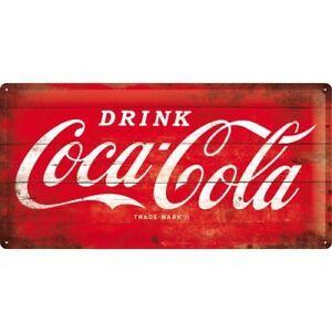 Old Coca-Cola Logo - Coca Cola Logo Iconic Drink Bottle Retro Diner 3D Long Metal Steel ...