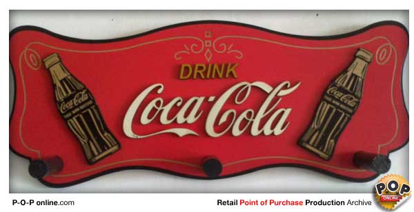 Old Coca-Cola Logo - Retro P.O.P. Culture