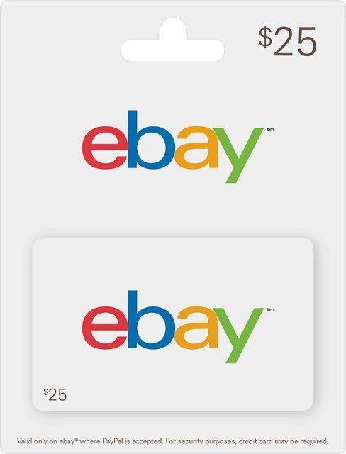 eBay.com Logo - eBay $25 Gift Card Multi EBAY $25 - Best Buy