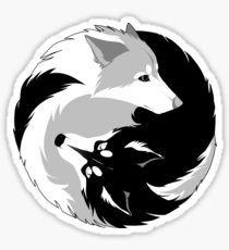Small Husky Logo - Husky Logo Stickers | Redbubble