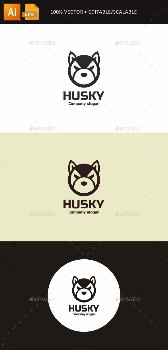 Small Husky Logo - Husky by logobega AI and EPS (Illustrator 10 EPS ) 300PPI CMYK 100 ...