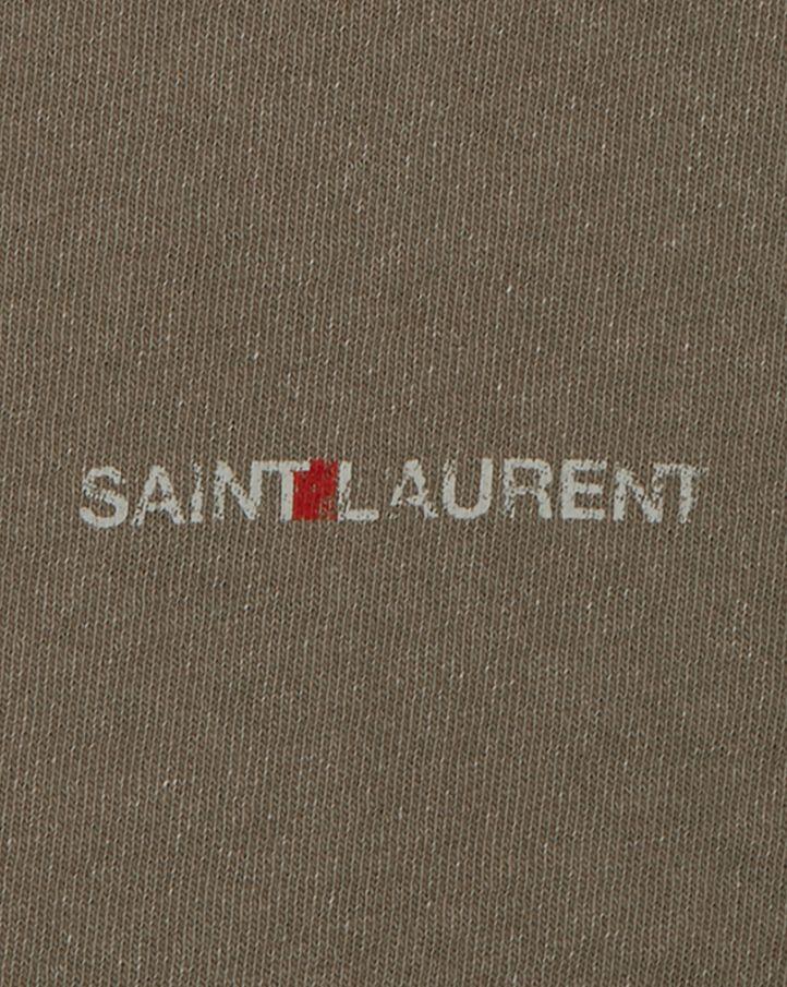 Saint Laurent Logo - Saint Laurent Destroyed Saint Laurent Logo t Shirt | YSL.com