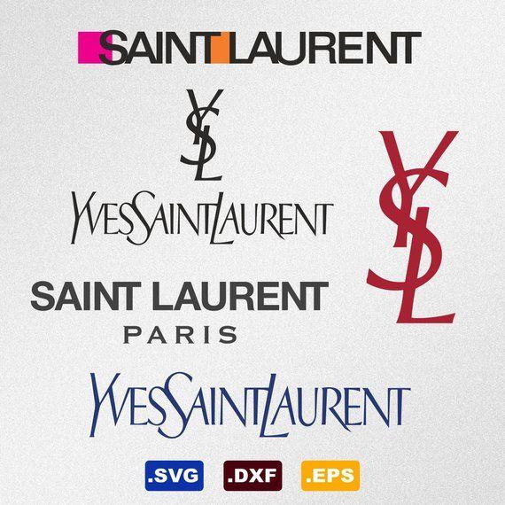 Saint Laurent Logo - Yves Saint Laurent Logo Svg Dxf Eps Vector Files for