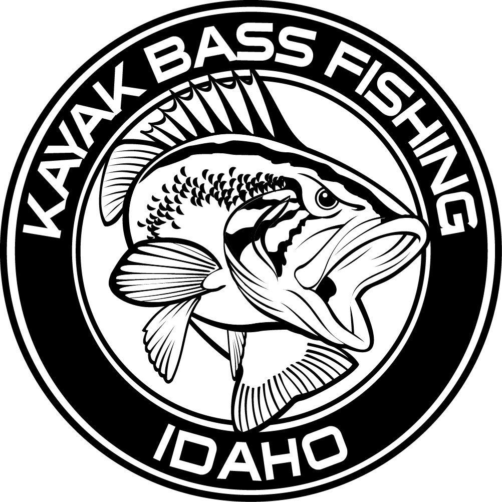 Black and White Bass Logo - KBF Graphic Resources | Kayak Bass Fishing