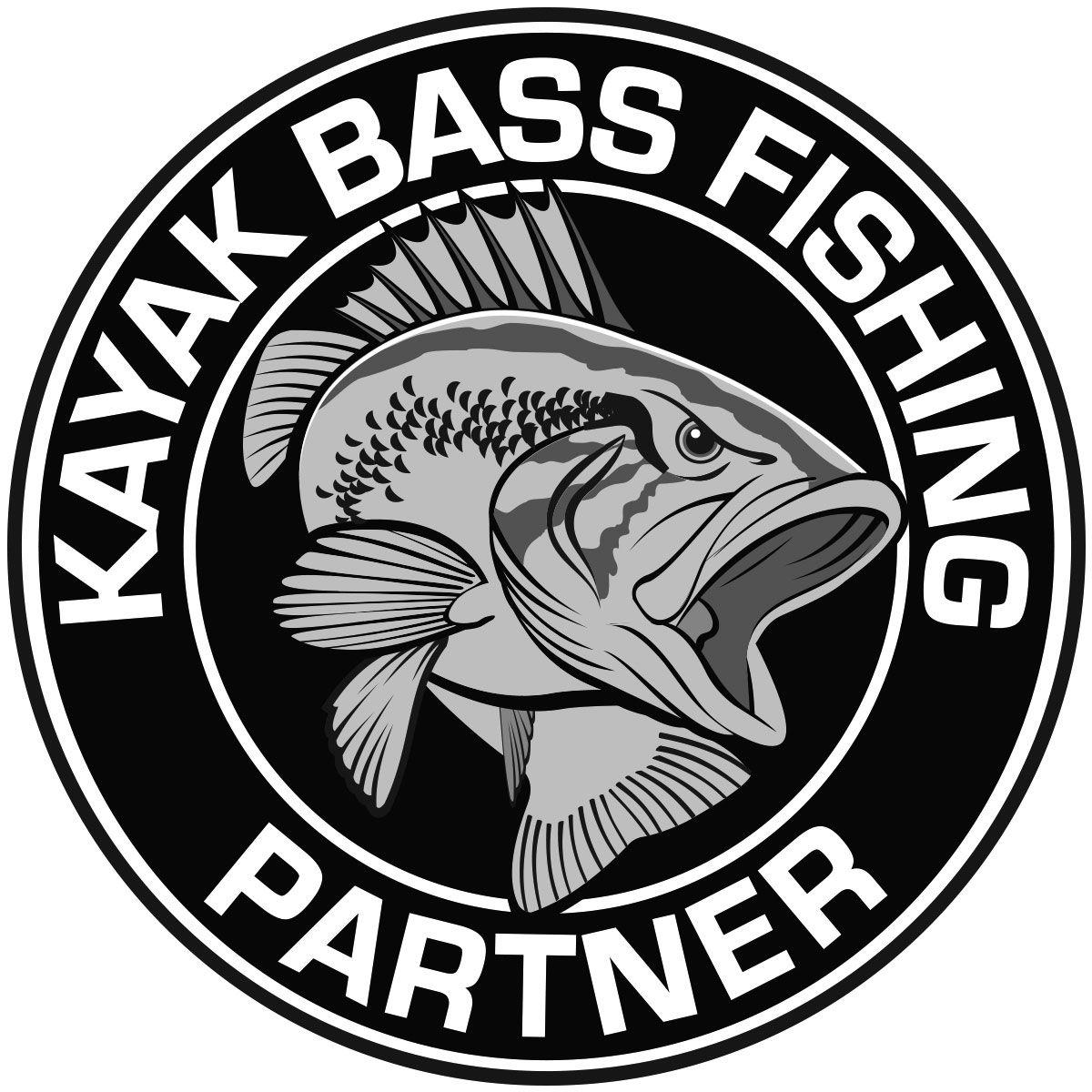 Black and White Bass Logo - KBF Graphic Resources | Kayak Bass Fishing