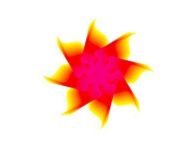 Red and Yellow Sun Logo - Sun logo design symbol | the unlimited actor | Logos, Logo design ...