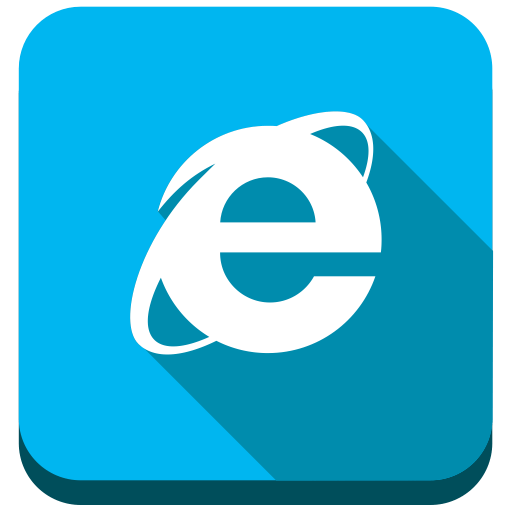 Internet in in Blue Square Logo - Flipboard icon, media icon, media icon, news icon, word icon