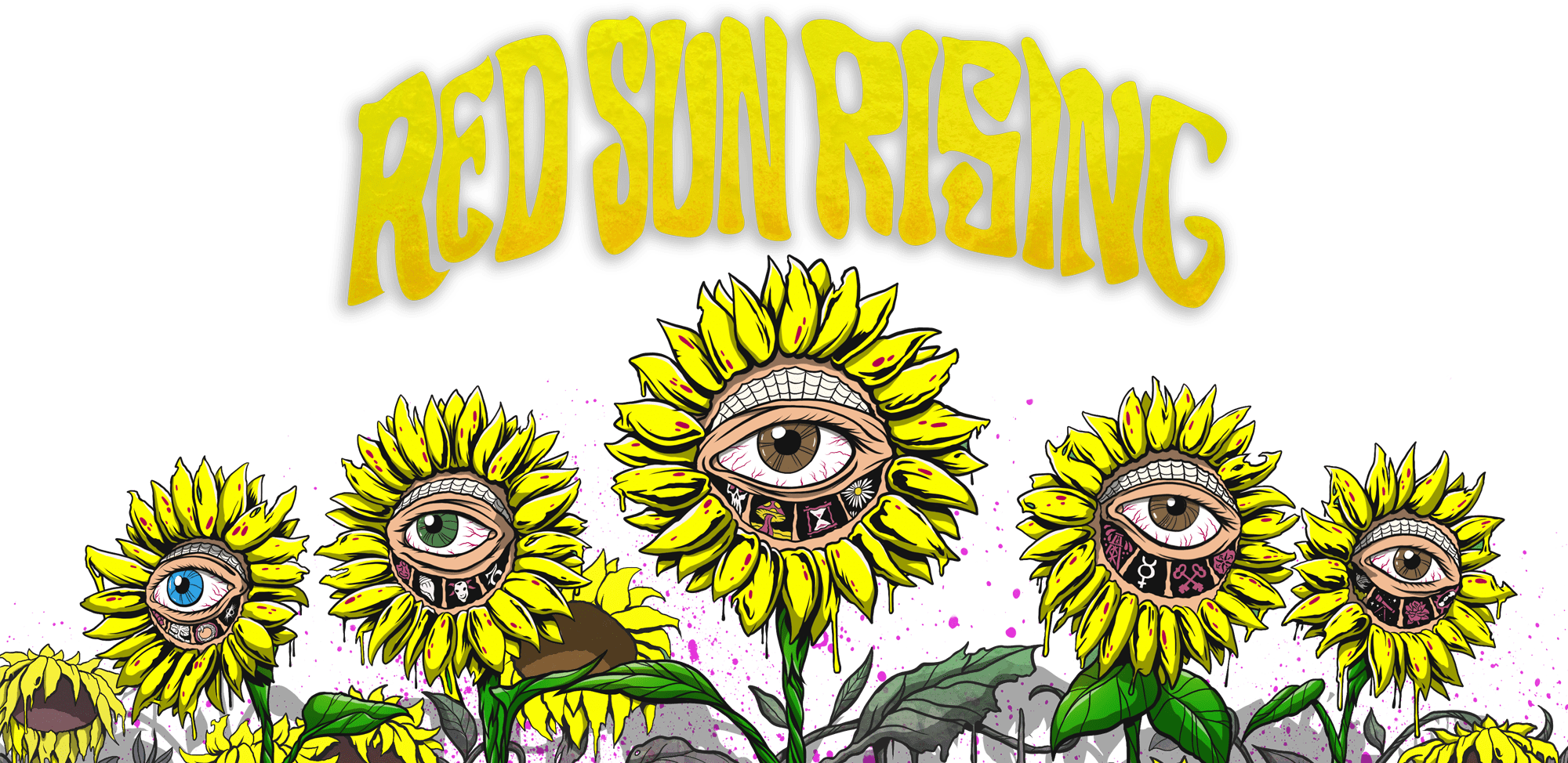 Red and Yellow Sun Logo - Red Sun Rising Official Site - New Album “Thread” Out Now!