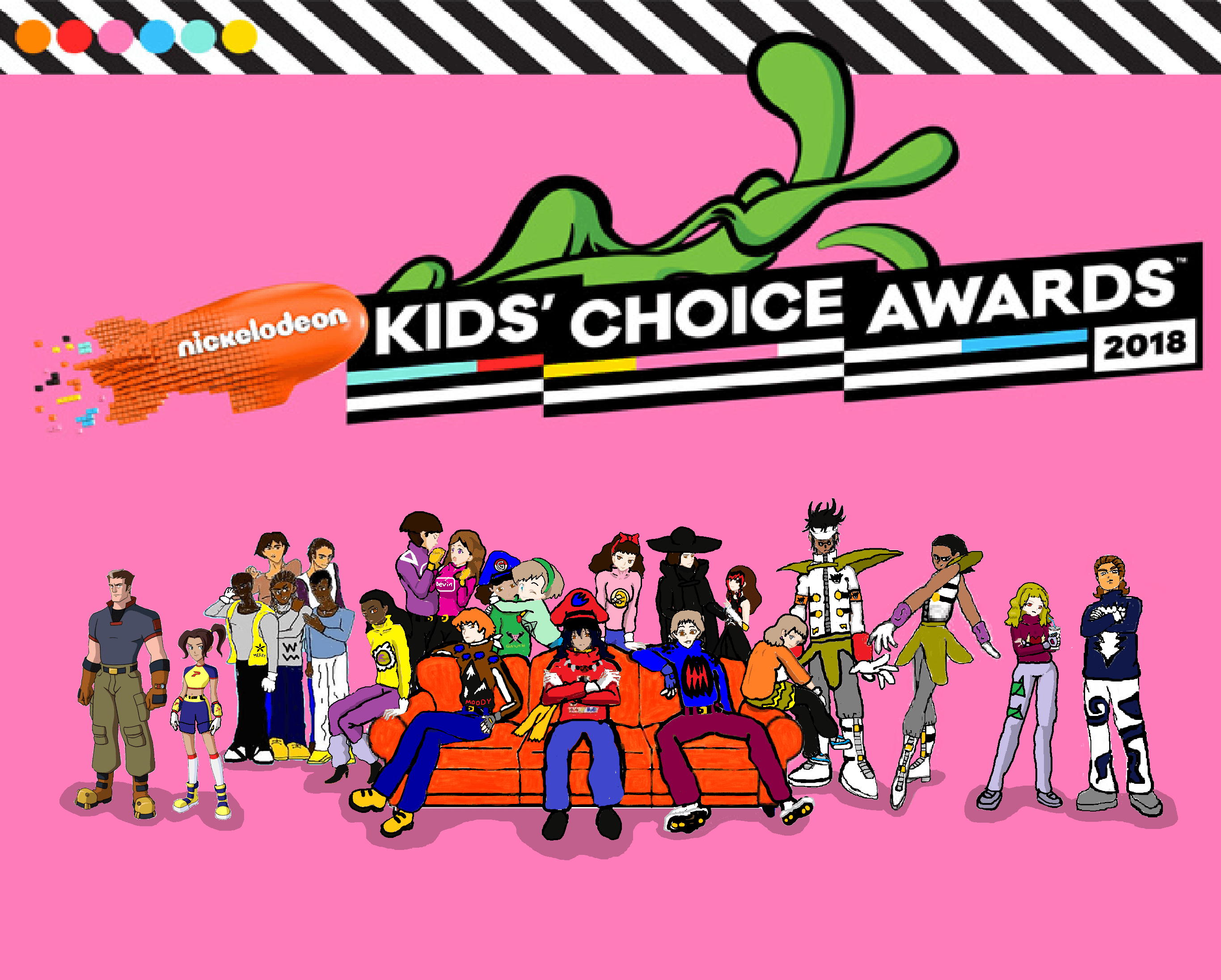 2018 Nickelodeon Logo - Nickelodeon Kids' Choice Awards 2018 part 2 | Mitchell Van Morgan at ...