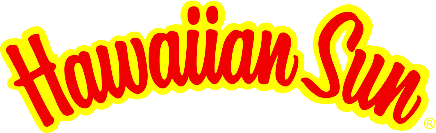 Red and Yellow Sun Logo - Hawaiian Sun