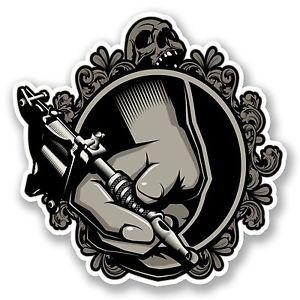 Cool SV Logo - x Tattoo Artist Vinyl Sticker Decal Laptop Car Ink Pen Gift Cool