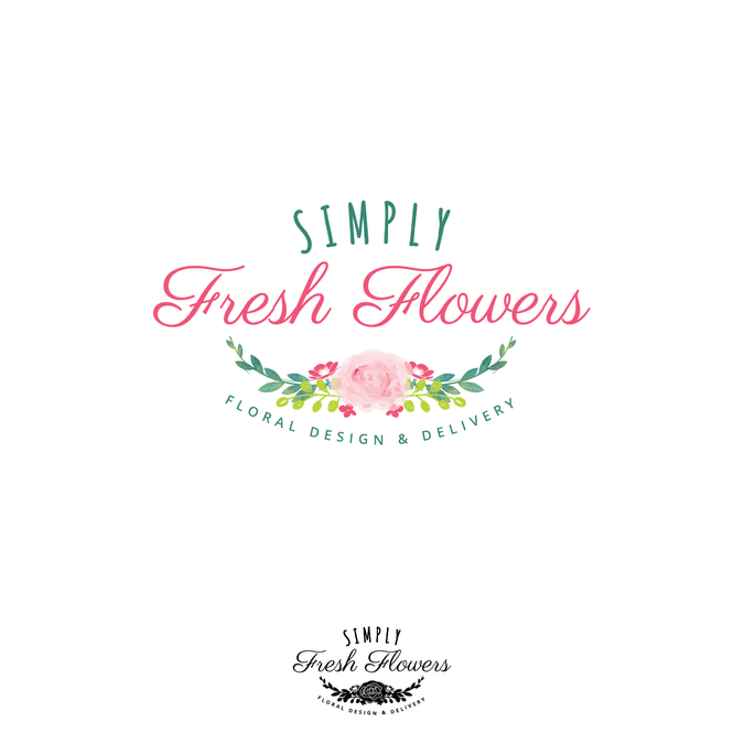 Fresh Flower Logo - Simply Fresh Flowers needs a bold, bright & fresh looking logo ...
