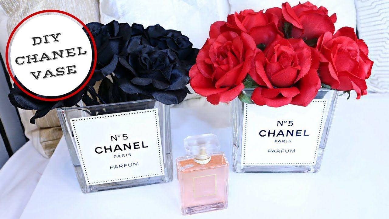 Chanel Floral Logo - DIY Chanel Inspired Vase: Tumblr Inspired - YouTube