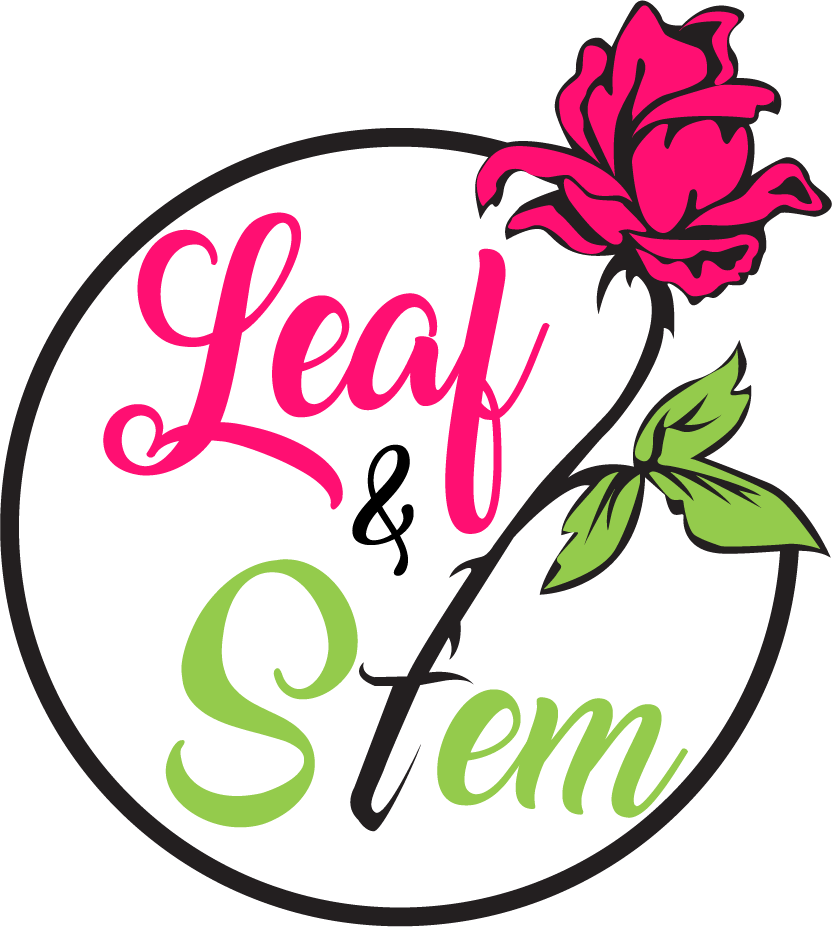 Fresh Flower Logo - Central Square Florist. Flower Delivery by Leaf & Stem