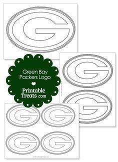Christmas Printable Logo - Printable Green Bay Packers Logo Template from PrintableTreats.com ...