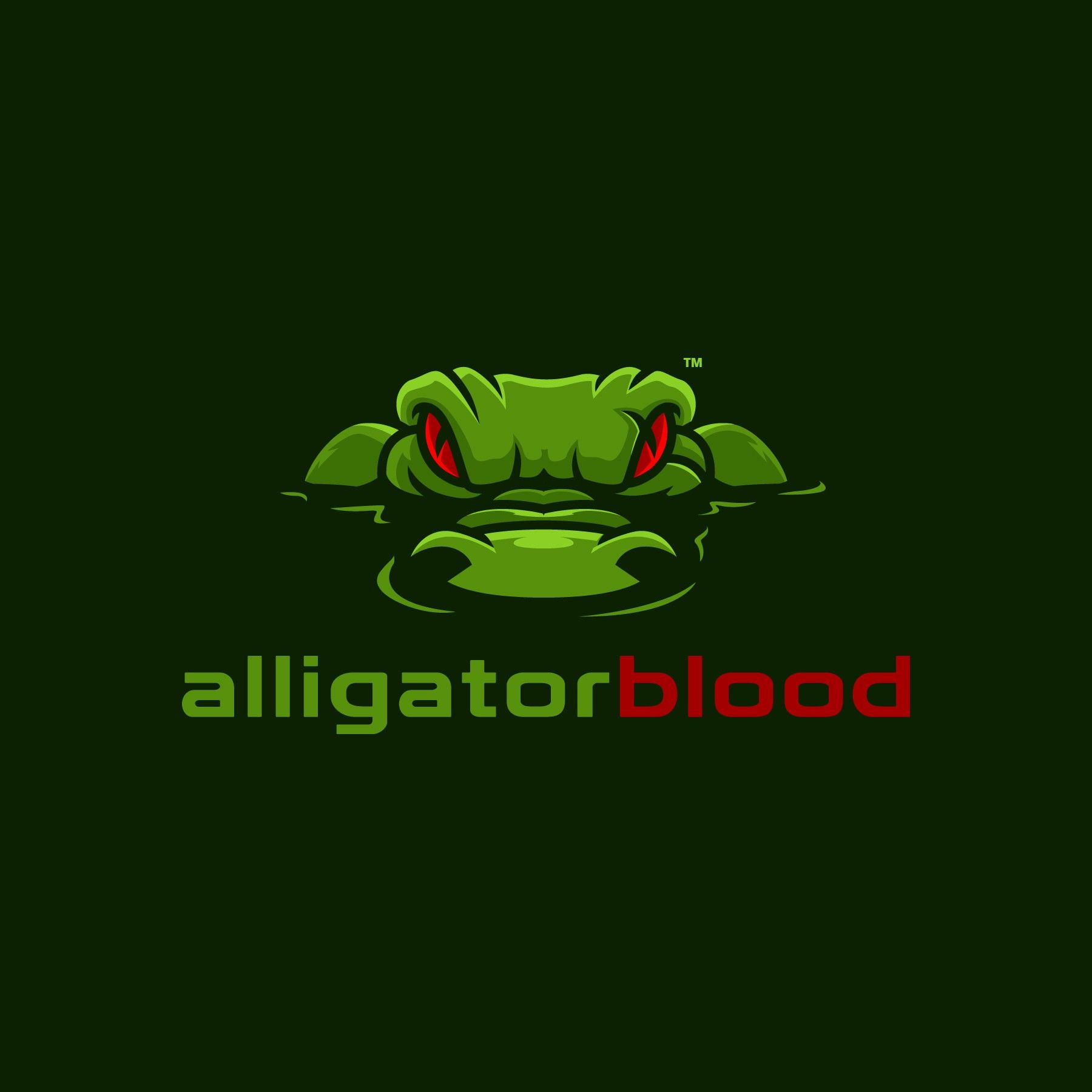 Alligator Logo - Alligator Blood logo | Logos Inspiration | Logos, Logo design, Logo ...