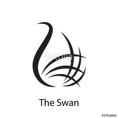 Fashion Swan Logo - Logo swan, elegance and fashion # Vector Stock image and royalty