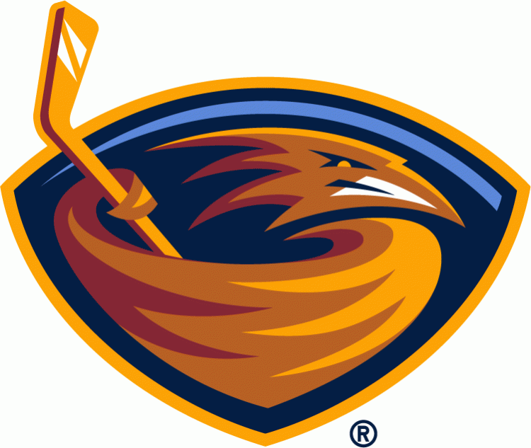 Former NHL Logo - Atlanta Thrashers Primary Logo - National Hockey League (NHL ...